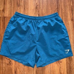 Gymshark Blue Drawstring Shorts